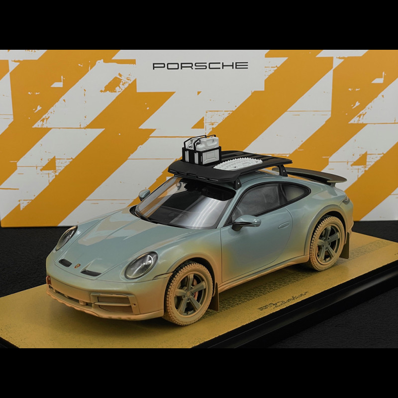 1:18 PORSCHE 911 992 Dakar N 00 Ahead Coupe (2024) - Con Vetrina - With Showcase, Shade Green - WAP0211750S0DK