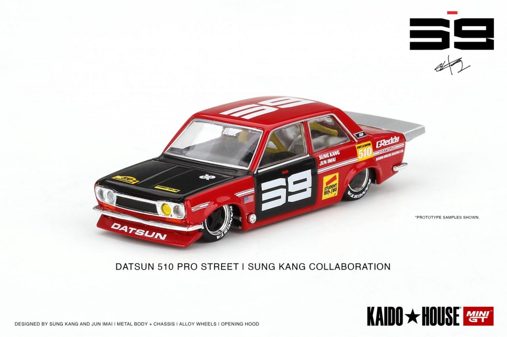 1:64 DATSUN 510 Pro Street Kaido House, Red - KHMG003