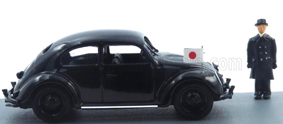 1:43 VOLKSWAGEN Beetle Maggiolino (1939) - Personal Car General Oshima - Wwii, Black - 4247/2P