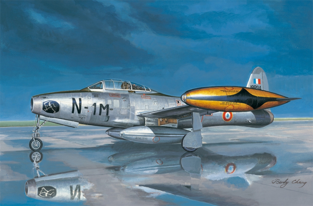1:32 Сборная модель Самолет F-84G Thunderjet - 83208