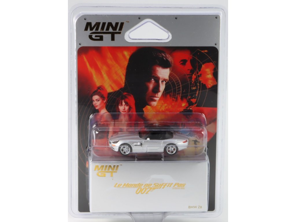 1:64 BMW Z8 Cabriolet James Bond 007 'The World is Not Enough', silver (French Package) - MGT00906-007F-BL