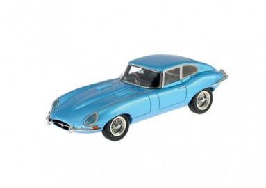 1:43 Jaguar E-Type Series 1 Coupe 1961 (silver blue) - CDJG-1004F