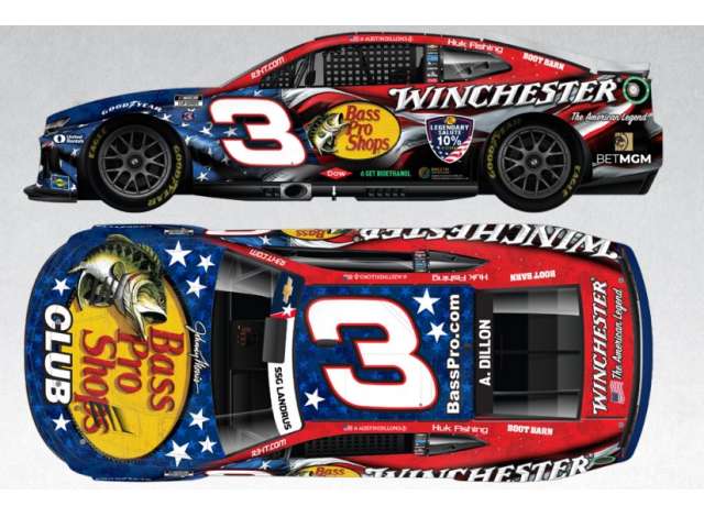 1:64 Chevrolet #3 Austin Dillon *Bass Pro Shops Salutes* various 2025 - CX32565SALAD