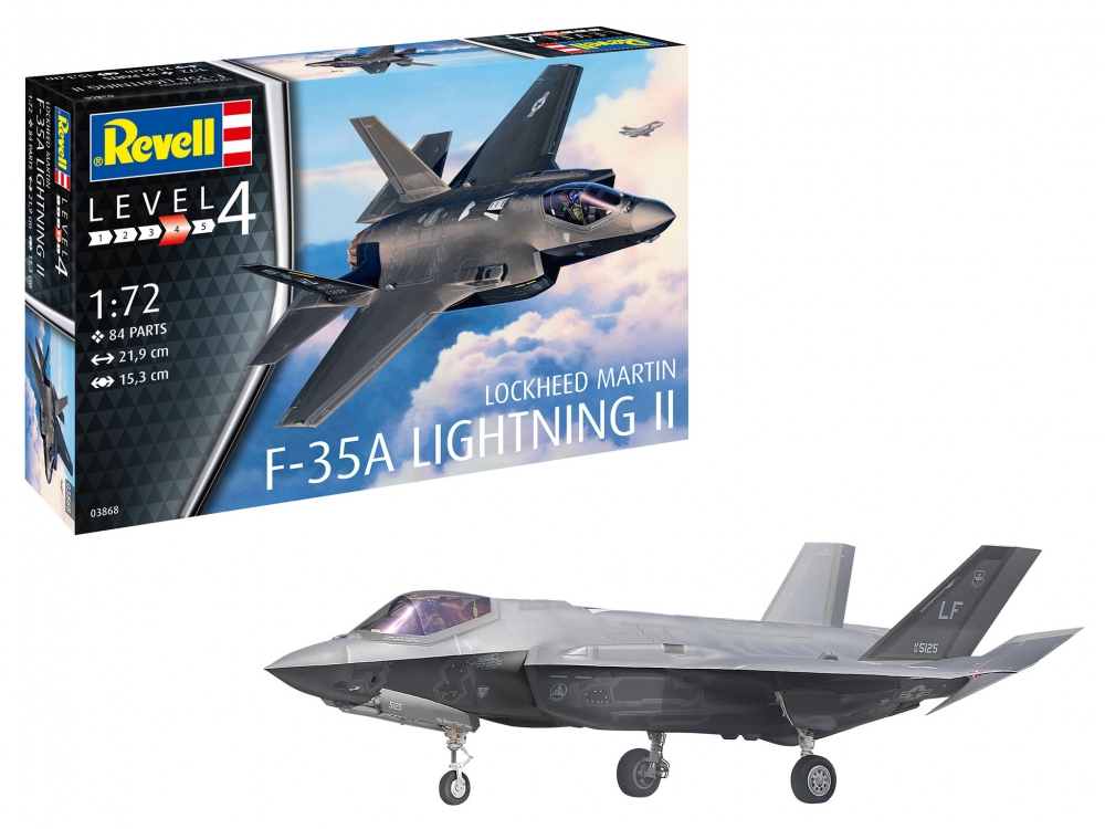 1:72 Сборная модель F-35A Lightning II - 03868