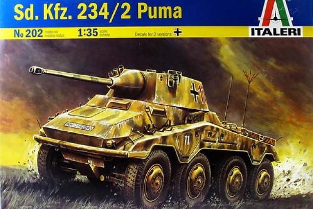 1:35 Сборная модель Танк Sd.Kfz. 234/2 PUMA - 0202