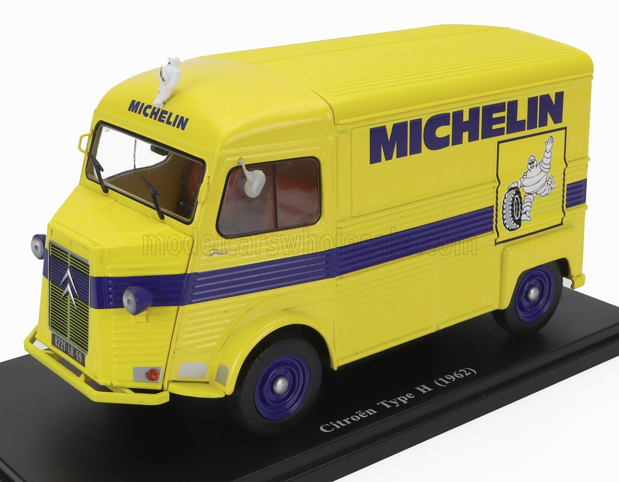 1:24 CITROEN Hy Van Michelin (1962) - Without Card Box - Senza Scatola, Yellow Blue - PLADEAGCOLL003