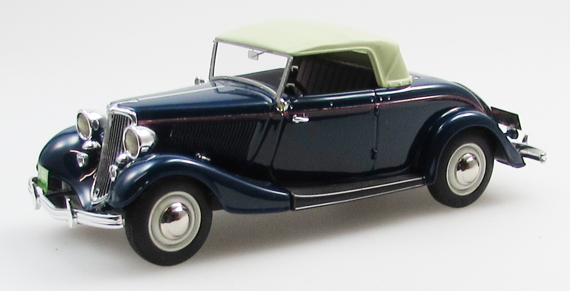 1:43 FORD Model 18 roadster top up  (1933), blue - EMUS43074F