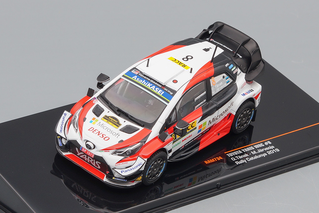 1:43 TOYOTA Yaris WRC #8 'Microsoft' Tänak/Järveoja Rally Catalunya 2019 - RAM734