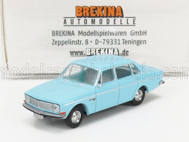 1:87 VOLVO 144 4-door 1970, light blue - BRE29423