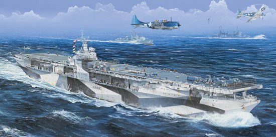 1:350 Сборная модель Корабль Американский авианосец CV-4 'Рейнджер' - 05629