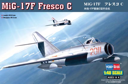 1:48 Сборная модель Самолет MIG-17F - 80334