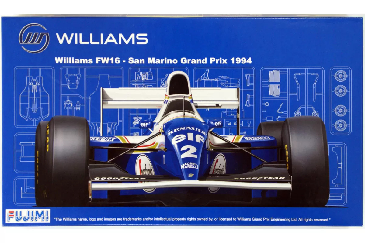 1:20 Сборная модель Williams FW16 Sanmarino GP 1994 - 09058