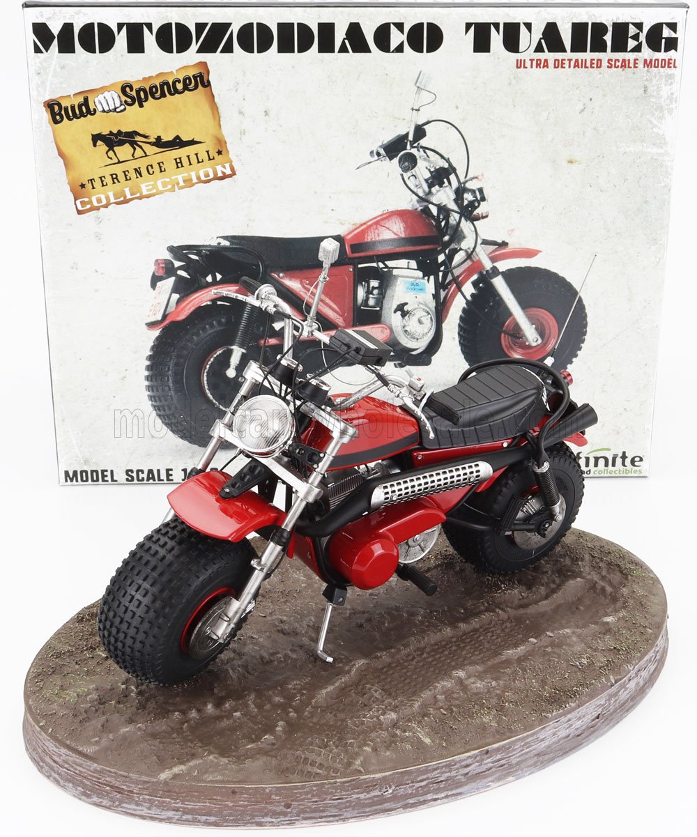 1:12 MOTOZODIACO Tuareg (1972) - From Movie - Altrimenti Ci Arrabbiamo - Tv Series - Motorcycle, Red - 84319