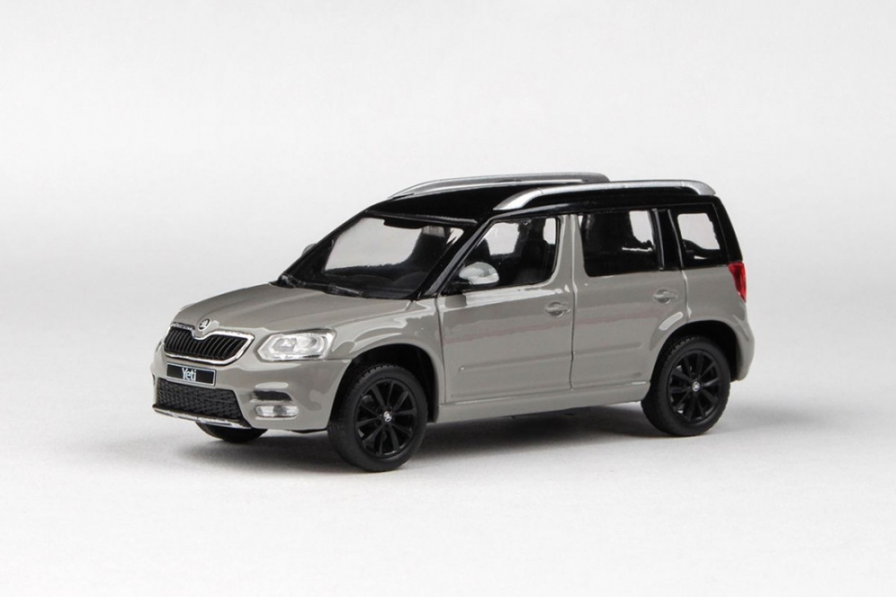 1:43 SKODA Yeti FL (2013), Šedá Steel Uni - 031CN-b