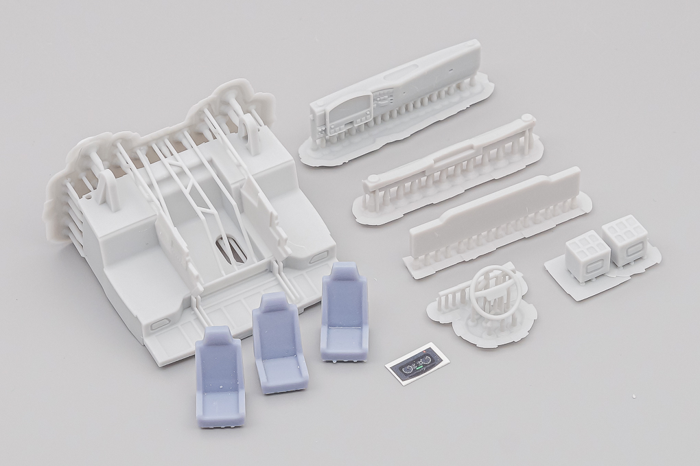 1:43 Полный набор деталей салона кабин со спальником Трасса Евро 4. - MD1143
