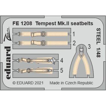 1:48 Фототравление для Tempest Mk. II стальные ремни - FE1208