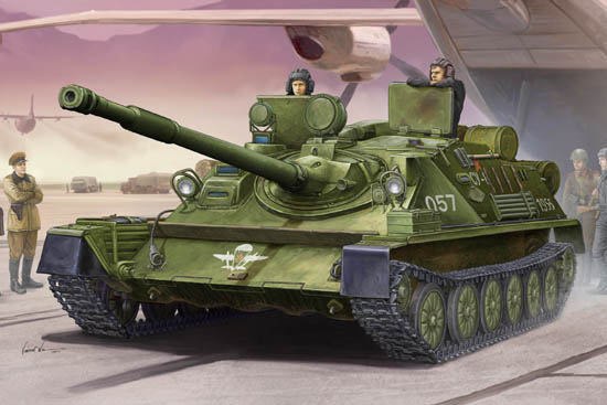 1:35 Сборная модель САУ АСУ-85 М1956 - 01588