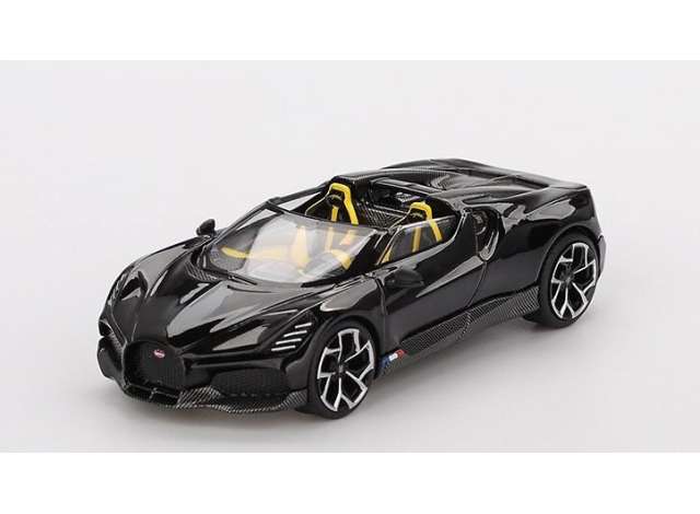 1:64 Bugatti W16, mistral black 2024 - MGT01058BL