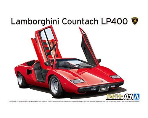 1:24 Сборная модель Lamborghini Countach LP400 - 05804
