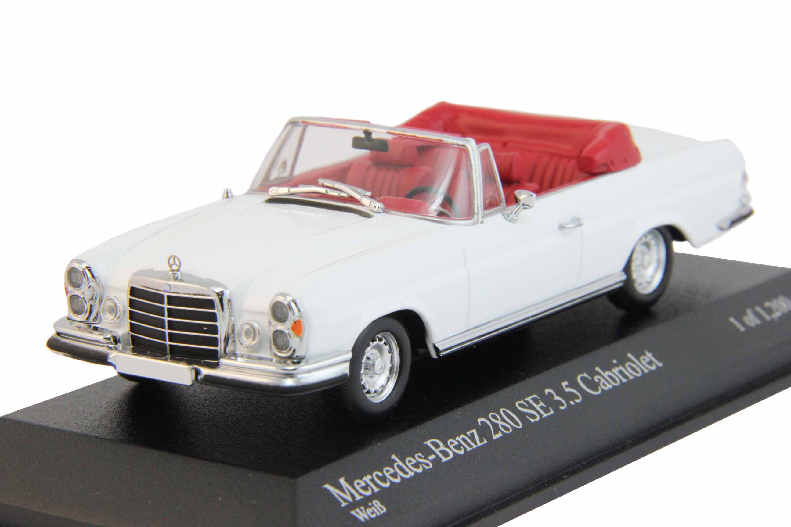 1:43 MERCEDES-BENZ 280 SE 3.5 Cabriolet W111 (1970), white - 400038131