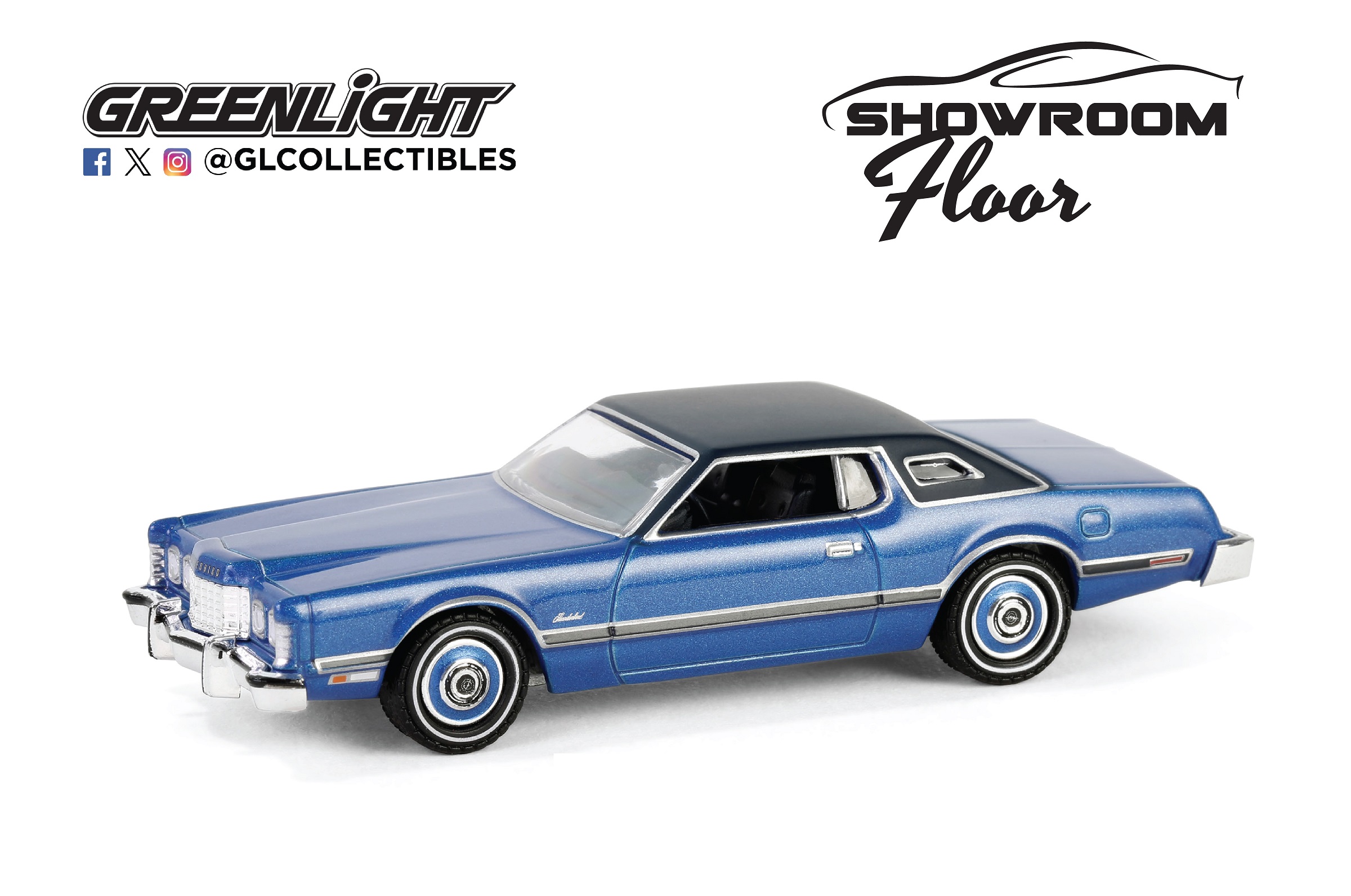 1:64 FORD Thunderbird (1974), Blue Starfire - 68060C