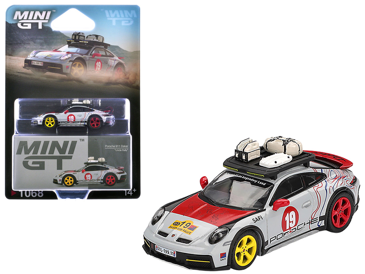 1:64 PORSCHE 911 (992 ) Dakar 'Uncle Rally' (2024) - MGT01068-BL
