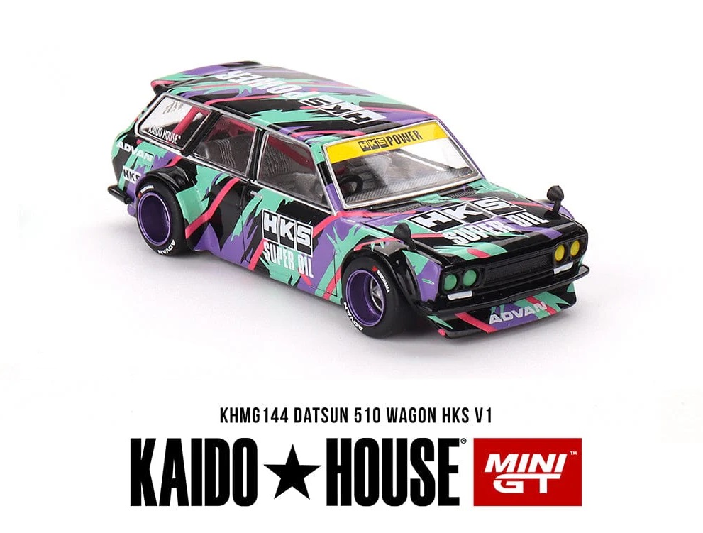 1:64 DATSUN KAIDO 510 Wagon 'HKS' V1 - KHMG144