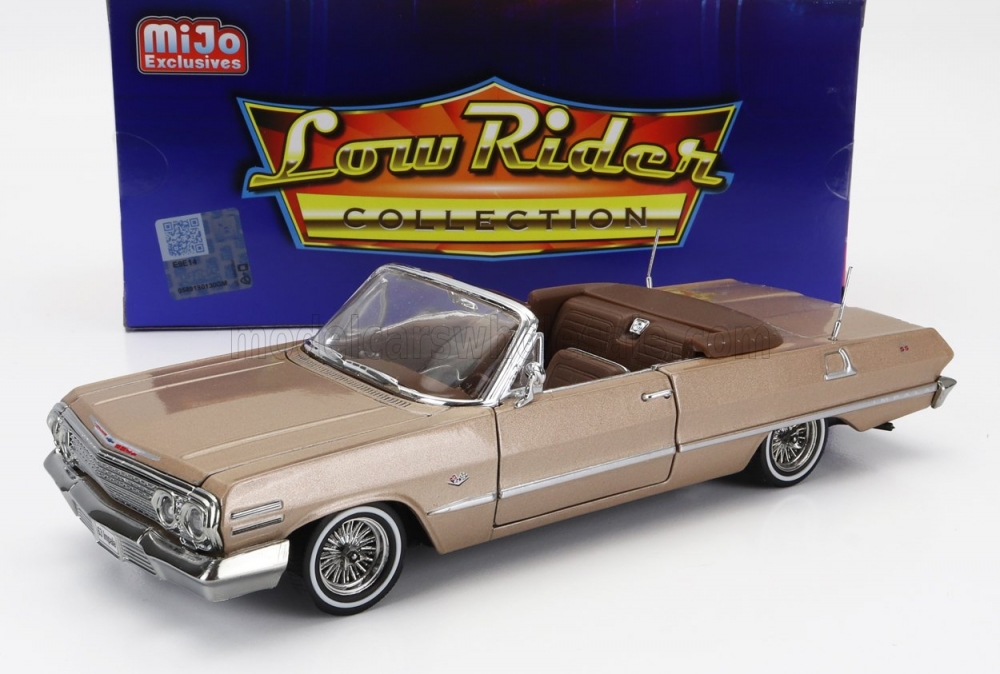 1:24 CHEVROLET Impala Cabriolet Open Low Rider (1963), Gold Met - 22434LRW-GLD