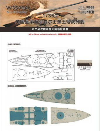 1:350 HMS Prince Of Wales - W35094