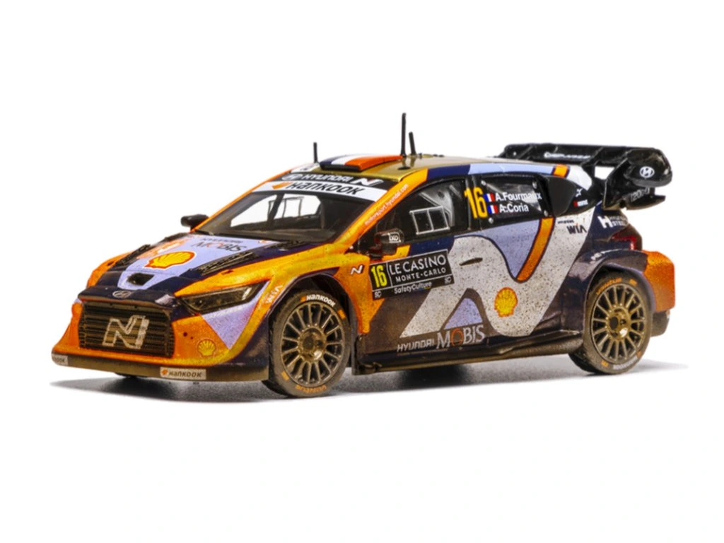 1:43 HYUNDAI i20 N Rally1 №16 Fourmaux/Coria, Rally Monte Carlo (2025) - RAM973A