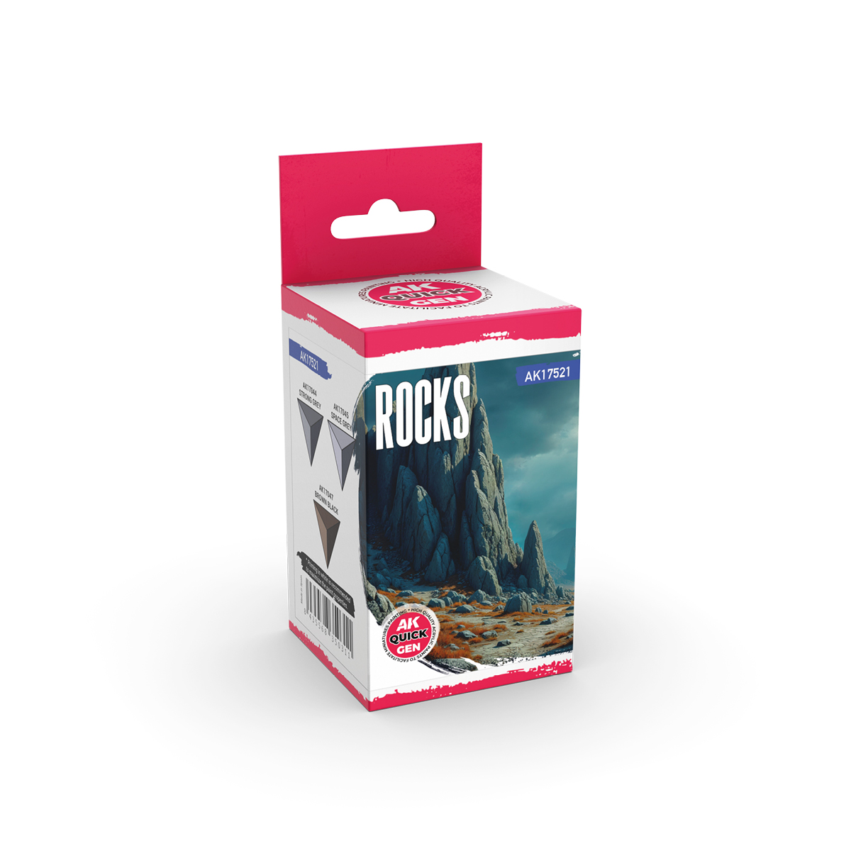 Набор красок QUICK GEN - Камни / ROCKS - AK17521