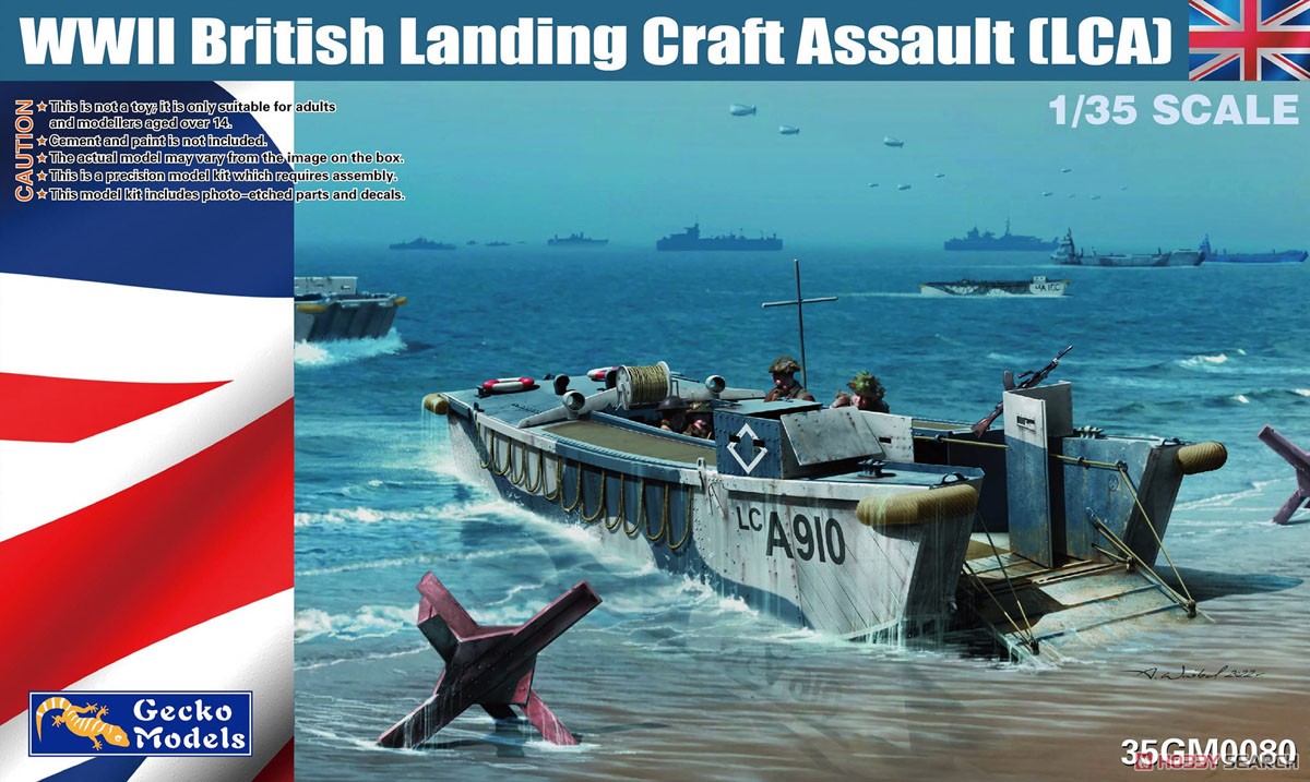 1:35 Сборная модель WWII British Landing Craft Assault (LCA) - 35GM0080