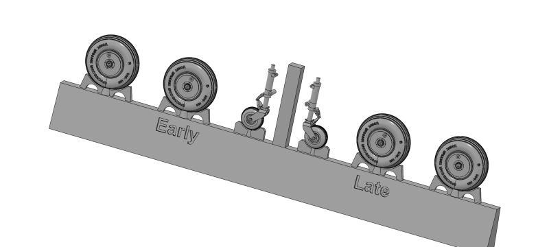 1:72 Як-1/Як-1Б/Як-3 колеса ранние/поздние - RR-72042