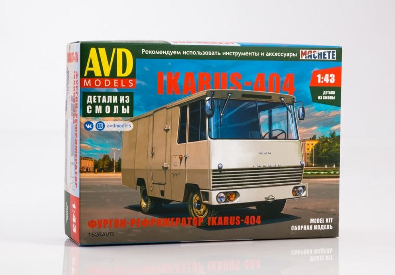 1:43 Сборная модель Фургон-рефрижератор IKARUS-404 - 1526AVD