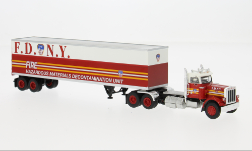 1:87 PETERBILT 359 FDNY (1973), red/white - 85722
