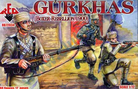 1:72 Сборная модель Гурки 1900 (Боксерское восстание) - RB72034