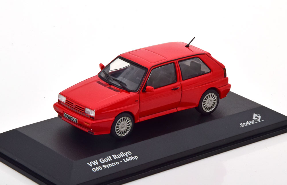 1:43 VOLKSWAGEN Golf 2 G60 Rally, red - S4311301