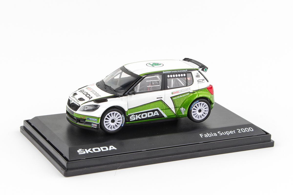 1:43 SKODA Fabia II FL S2000 (2010)- Skoda Motorsport Design (2012) II - Asphalt Wheels - 604T2a