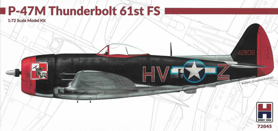 1:72 Сборная модель Самолет P-47M Thunderbolt 61st FS - 72045