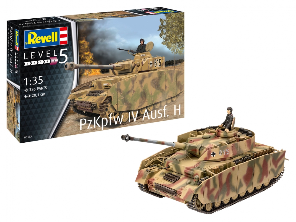 1:35 Сборная модель Panzer IV Ausf. H - 03333