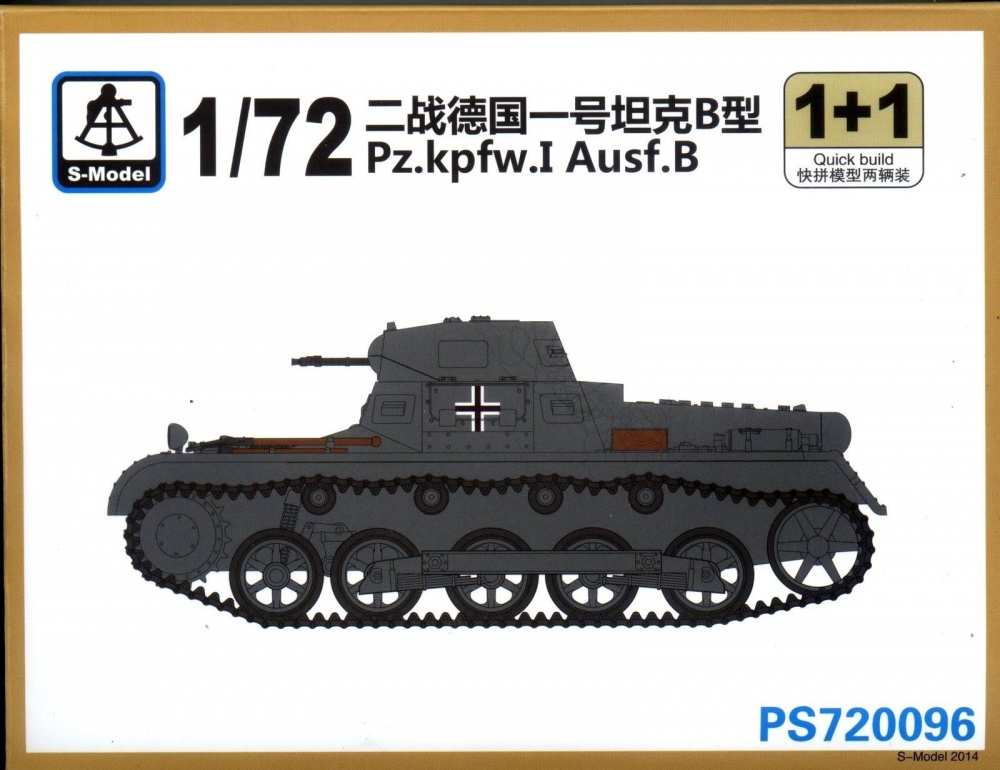 1:72 Сборная модель Pz. Kpfw. I Ausf. b - PS720096