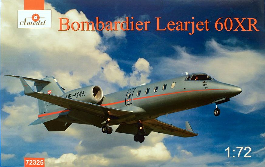 1:72 Сборная модель Канадский пассажирский самолет Bombardier Learjet 60XR - 72325