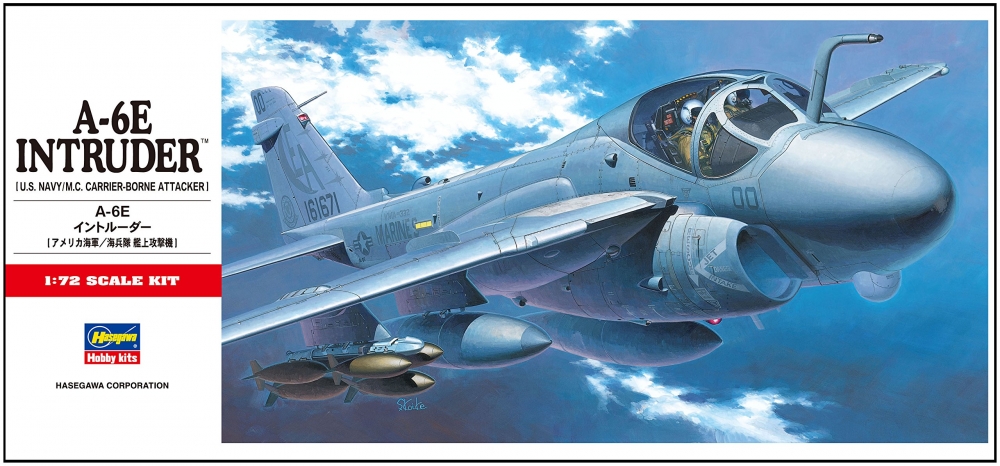 1:72 Сборная модель Американский штурмовик Grumman A-6E Intruder - 00338