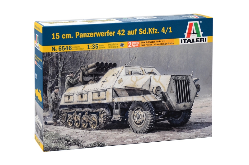 1:35 Сборная модель Немецкий миномет 15 cm. PANZERWERFER 42 Sd.Kfz. 4/1 - 6546