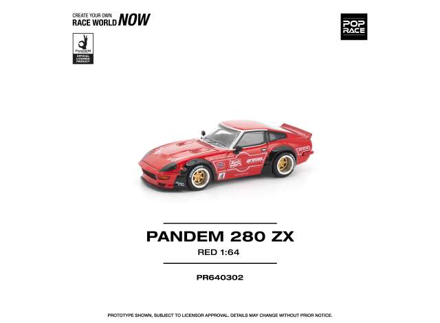 1:64 DATSUN Pandem 280 ZX, red - PR640302