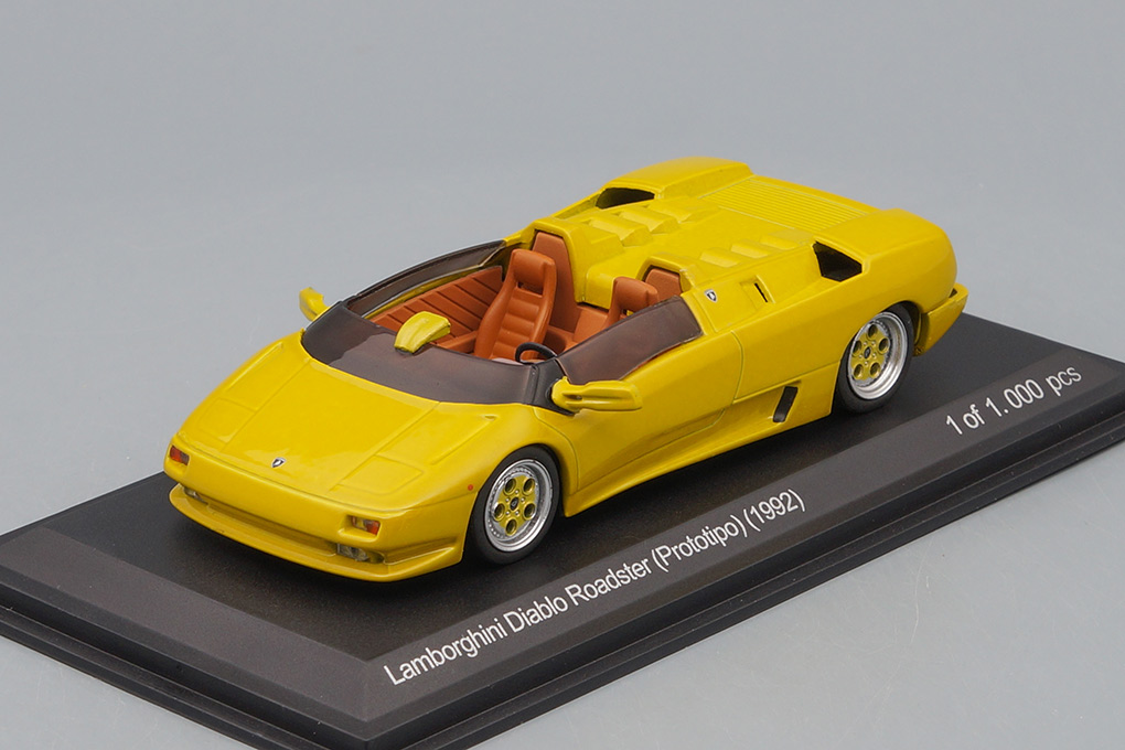 1:43 LAMBORGHINI Diablo Roadster Prototipo (1992), yellow - WB506