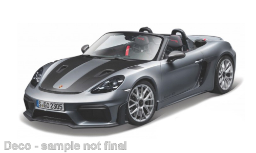 1:43 PORSCHE 718 Spyder RS (2024), dunkelblau/carbon - 30472BE