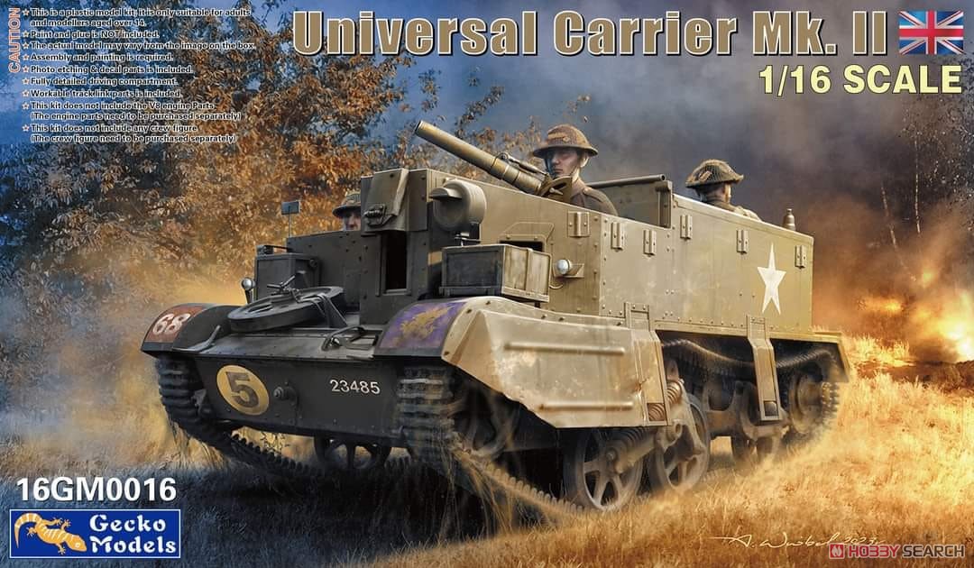 1:16 Сборная модель Universal Carrier Mk. II - 16GM0016
