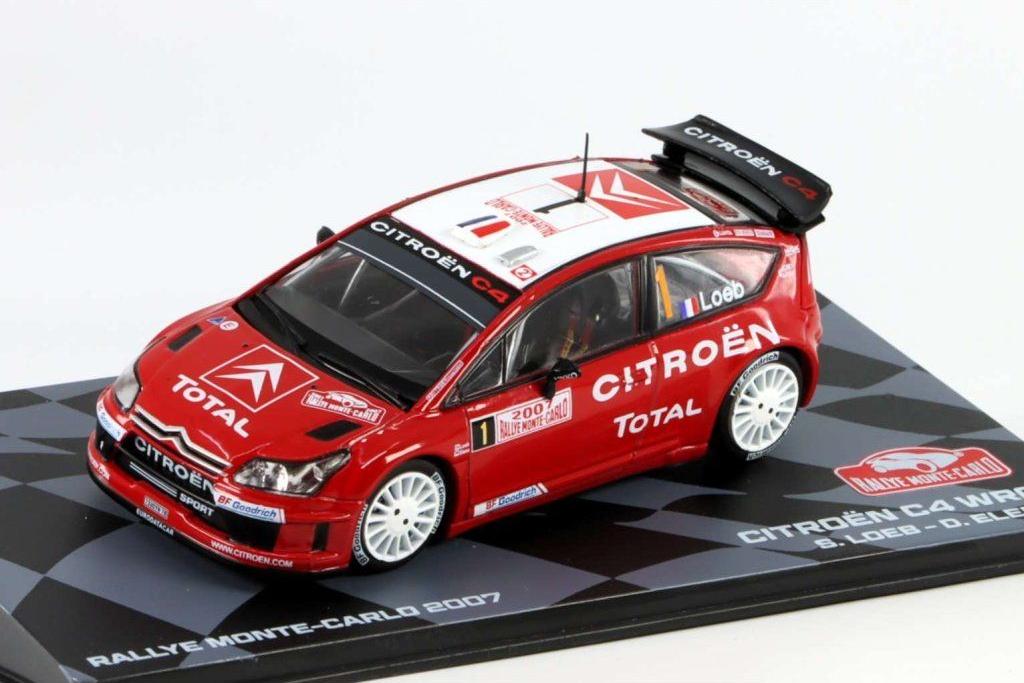 1:43 CITROEN C4 WRC #1 Rallye Monte Carlo (2007) S.Loeb D.Elena - RMIT33