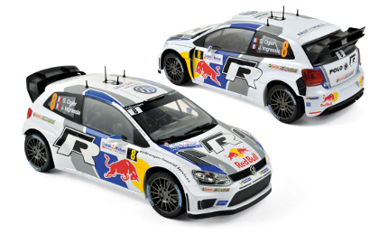 1:18 VOLKSWAGEN POLO R WRC #8 S.Ogier-J.Ingrassia Winner Rally France 2013 (World Champion) - 188475